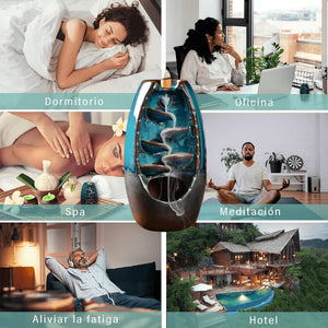 SereneFlow™ – Fonte relaxante para aliviar o stress + 50 cones GRÁTIS