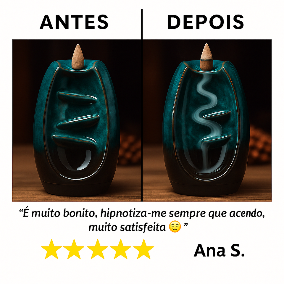 SereneFlow™ – Fonte relaxante para aliviar o stress + 50 cones GRÁTIS